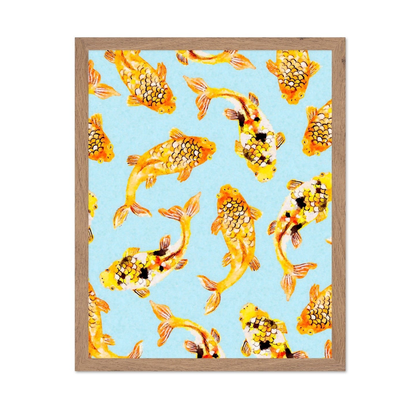 Golden Koi Pattern
