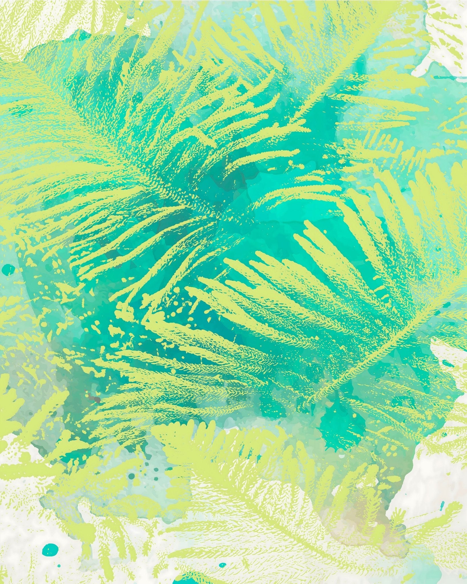 Tropical Fern Burst