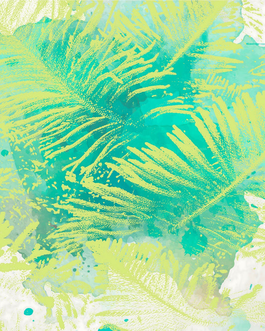 Tropical Fern Burst