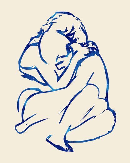 Blue Line Figure No2