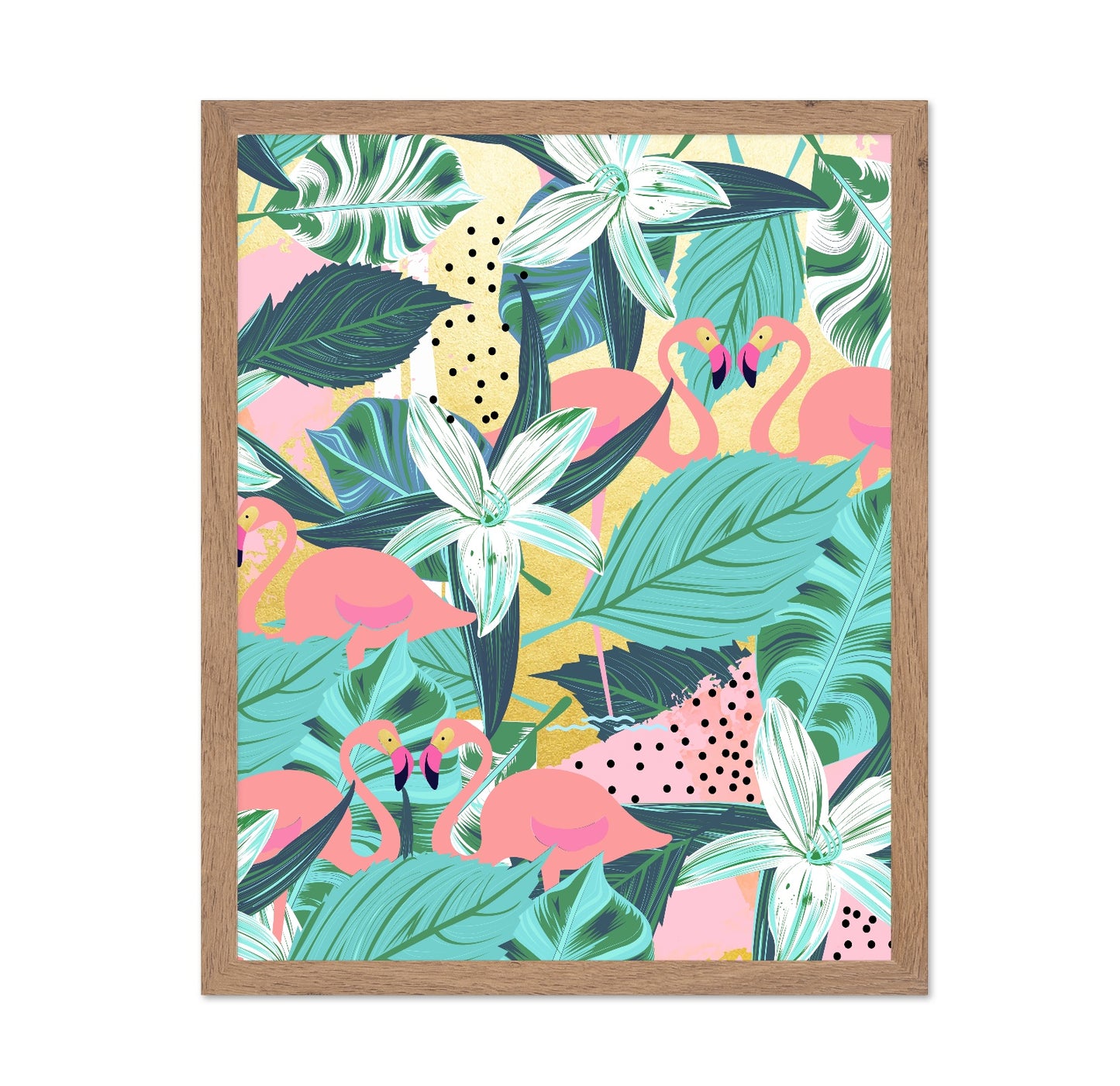 Flamingo Tropical Pattern