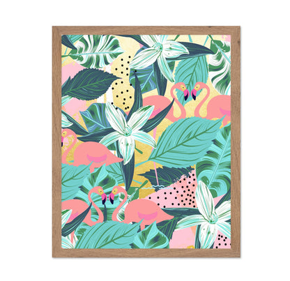 Flamingo Tropical Pattern