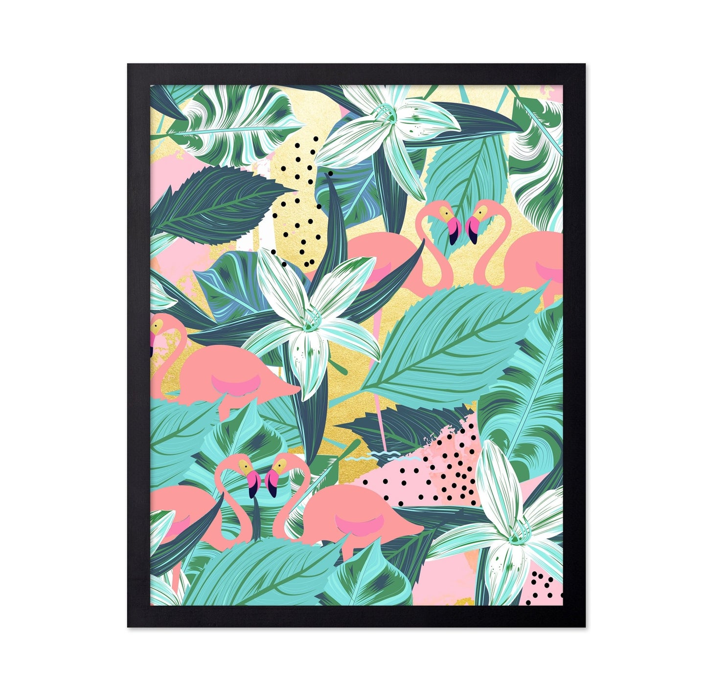 Flamingo Tropical Pattern