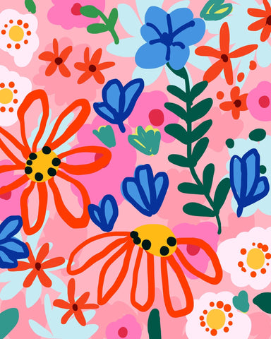 Playful Floral Pattern No2
