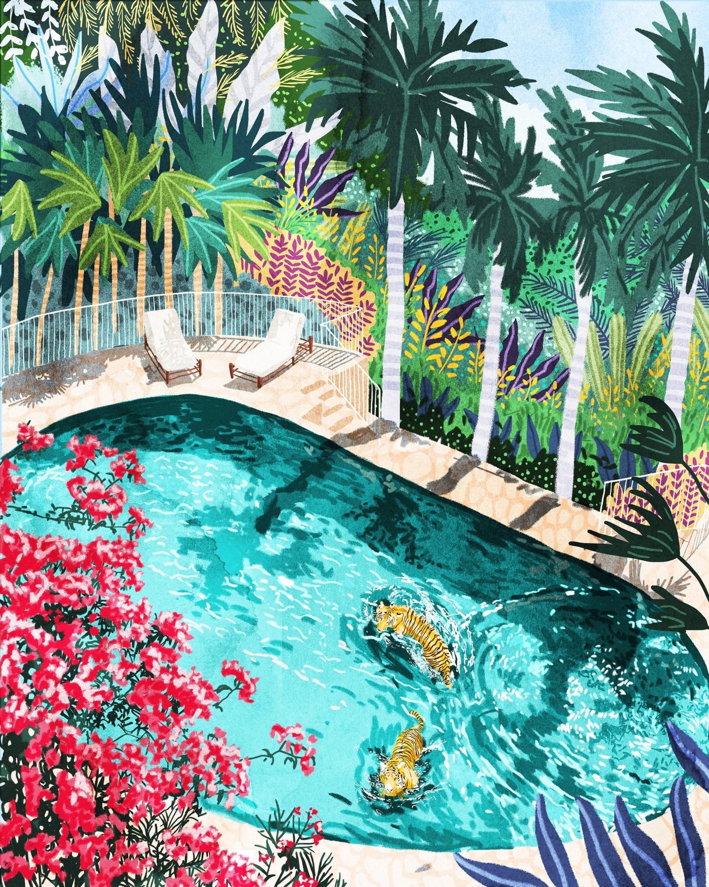 Tropical Pool Tigers