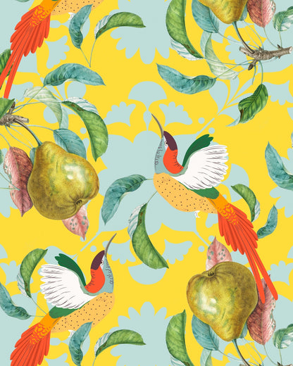 Pear Bird Pattern