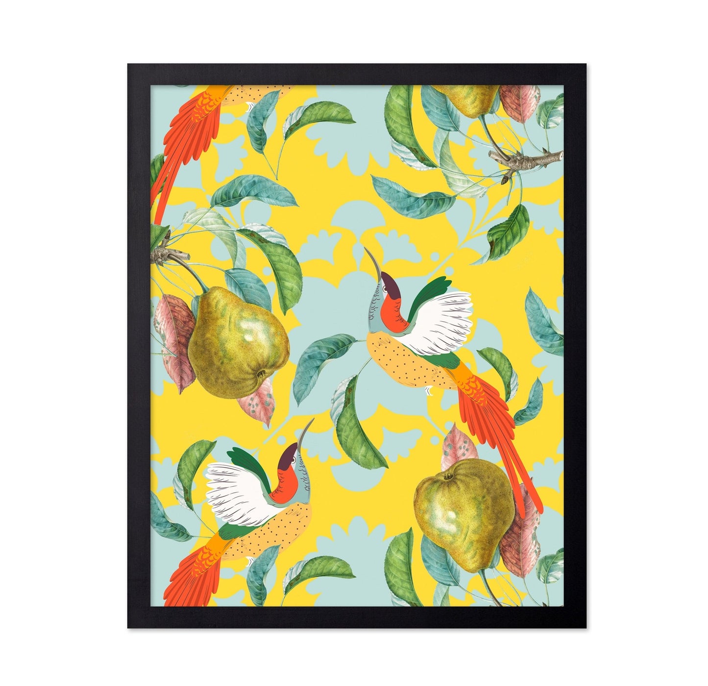 Pear Bird Pattern