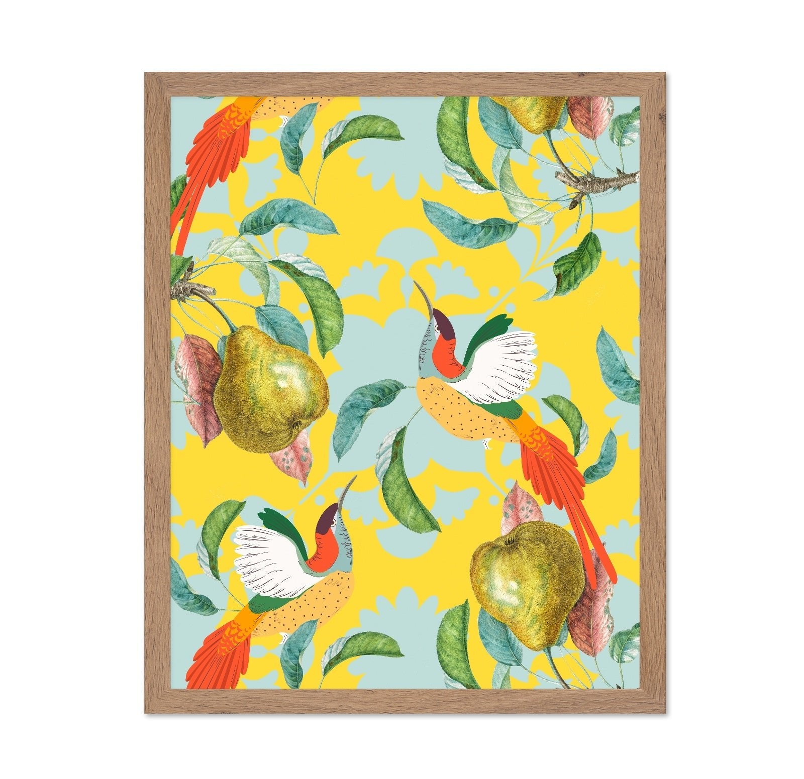 Pear Bird Pattern