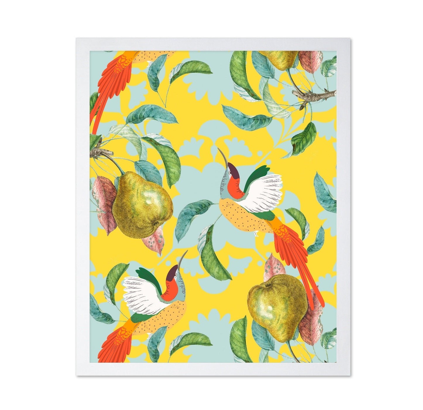 Pear Bird Pattern