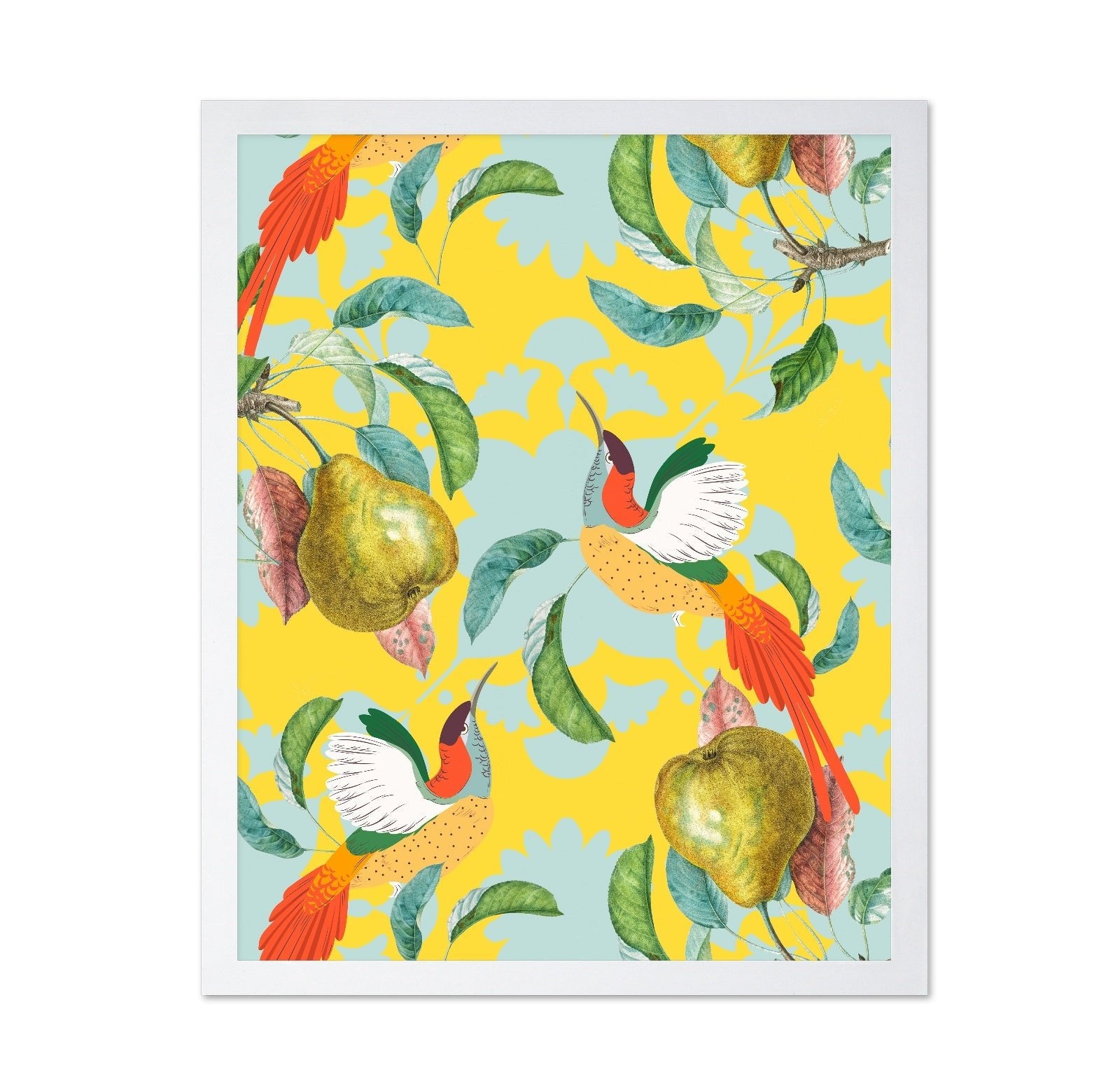 Pear Bird Pattern