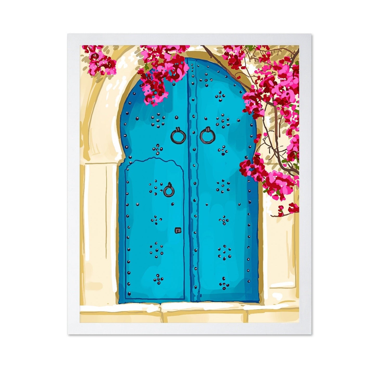 Blue Door Blossoms