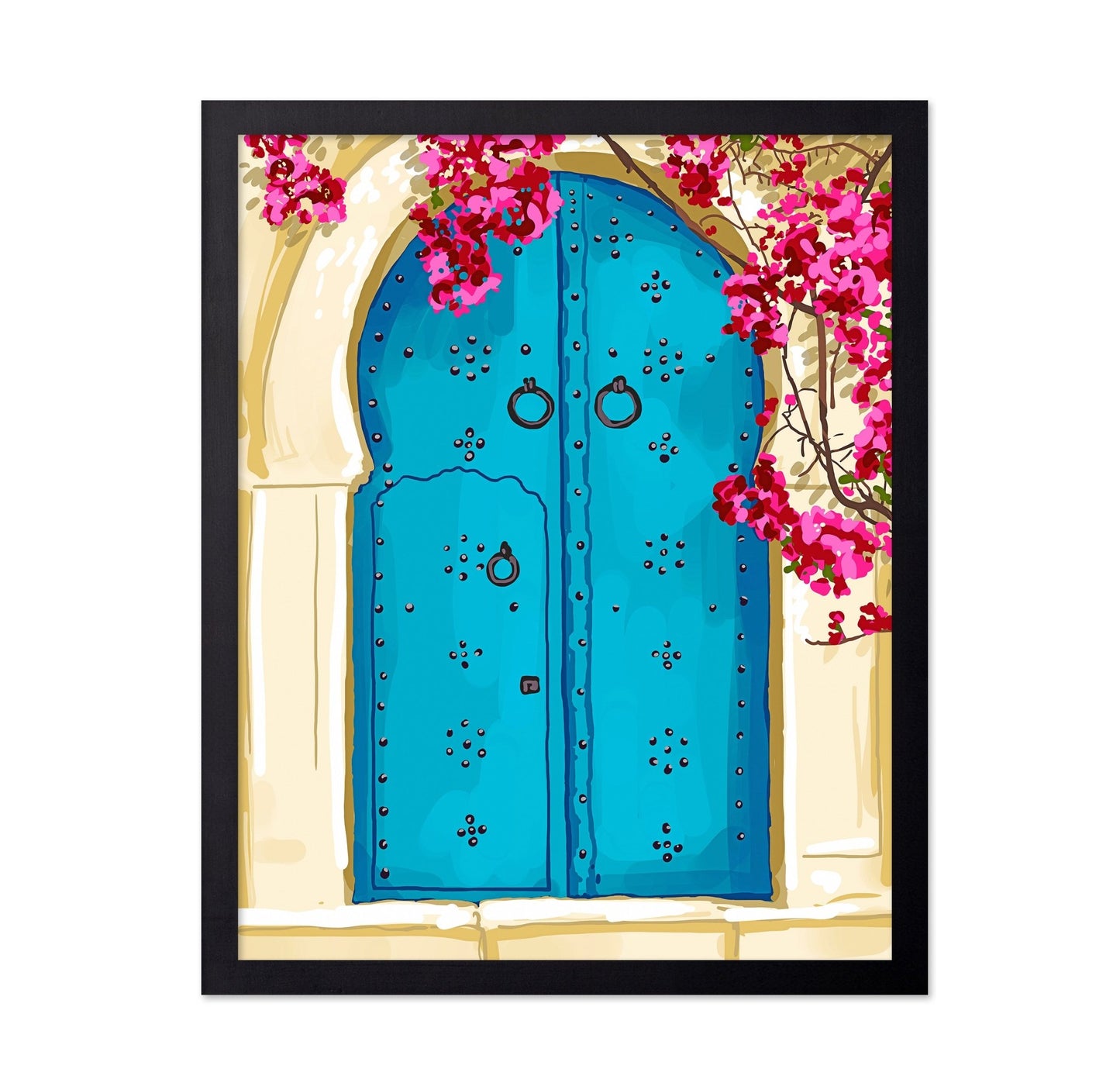 Blue Door Blossoms