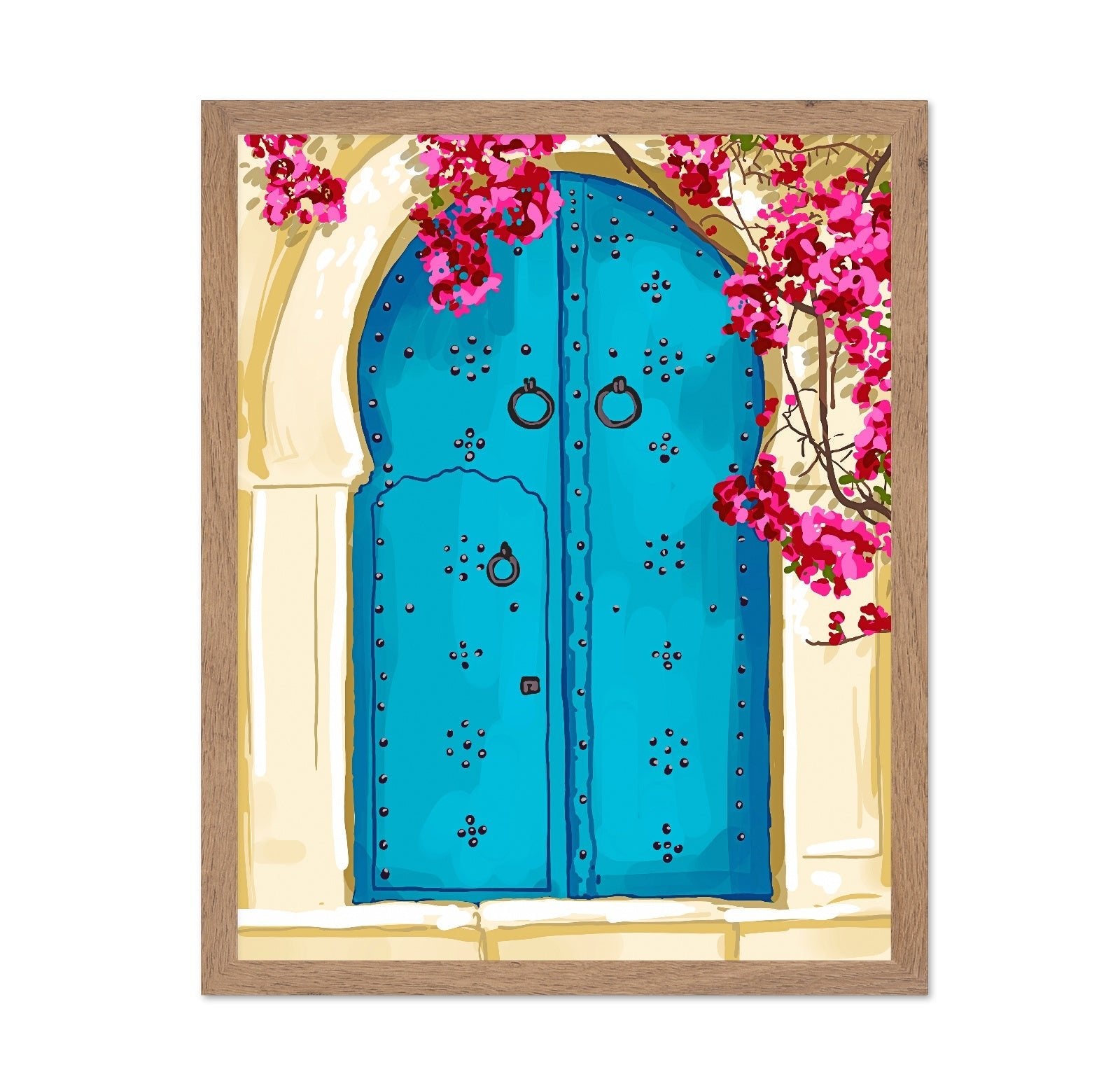 Blue Door Blossoms