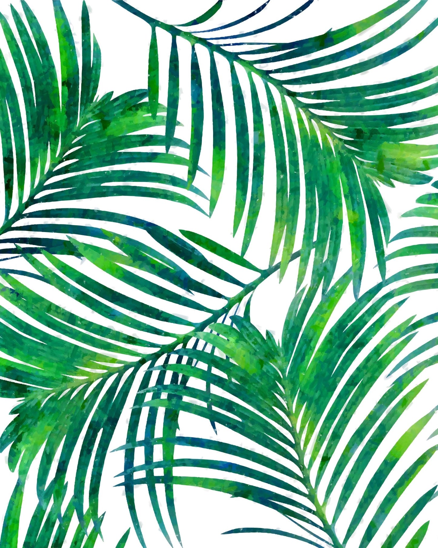 Tropical Palm Leaves No4