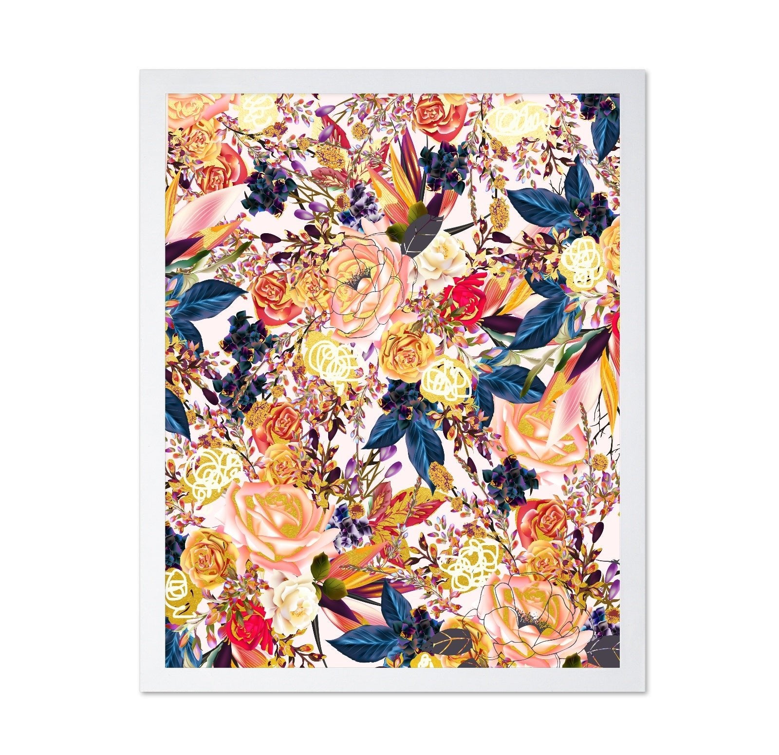 Vibrant Floral Pattern No4