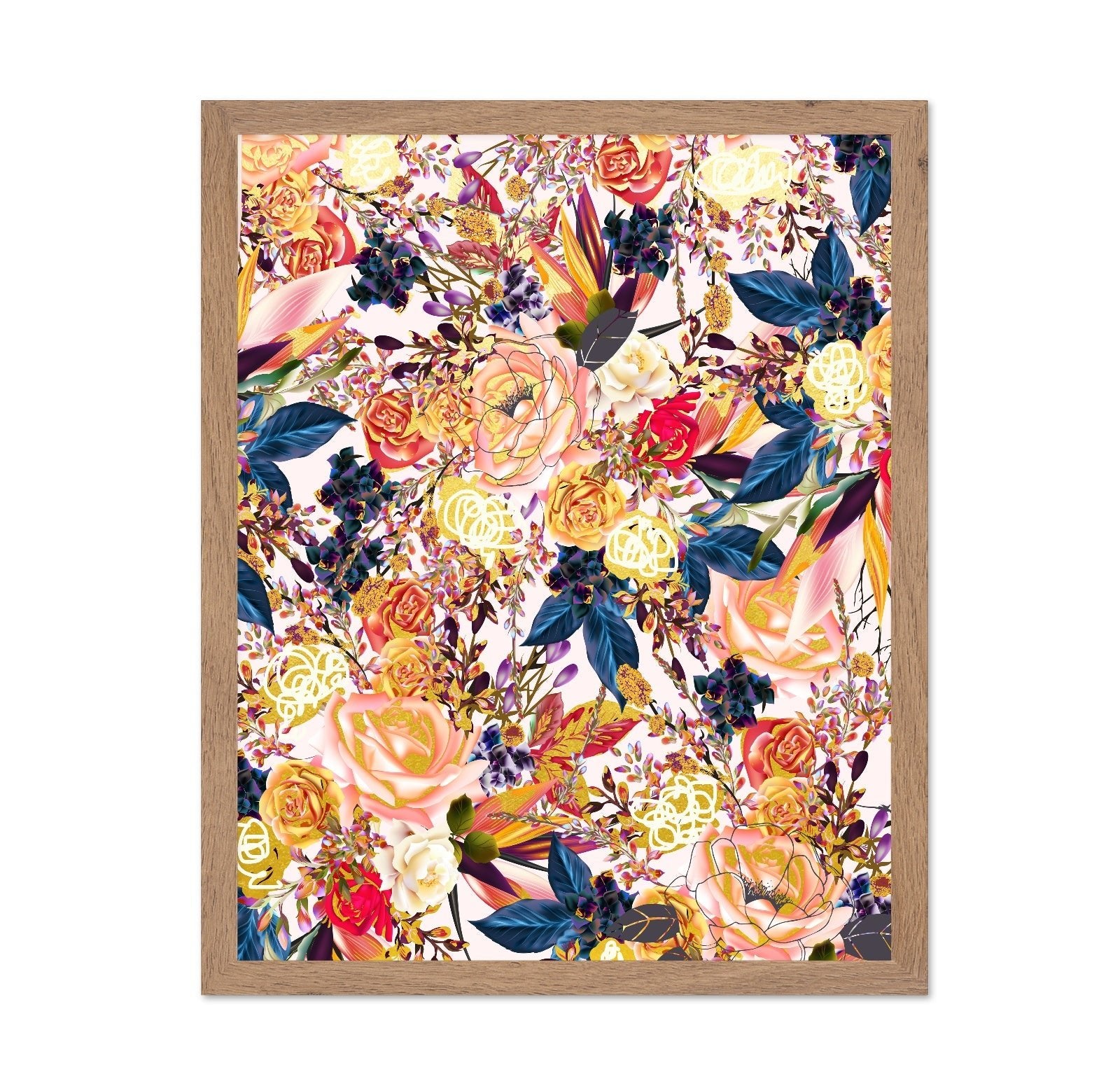 Vibrant Floral Pattern No4