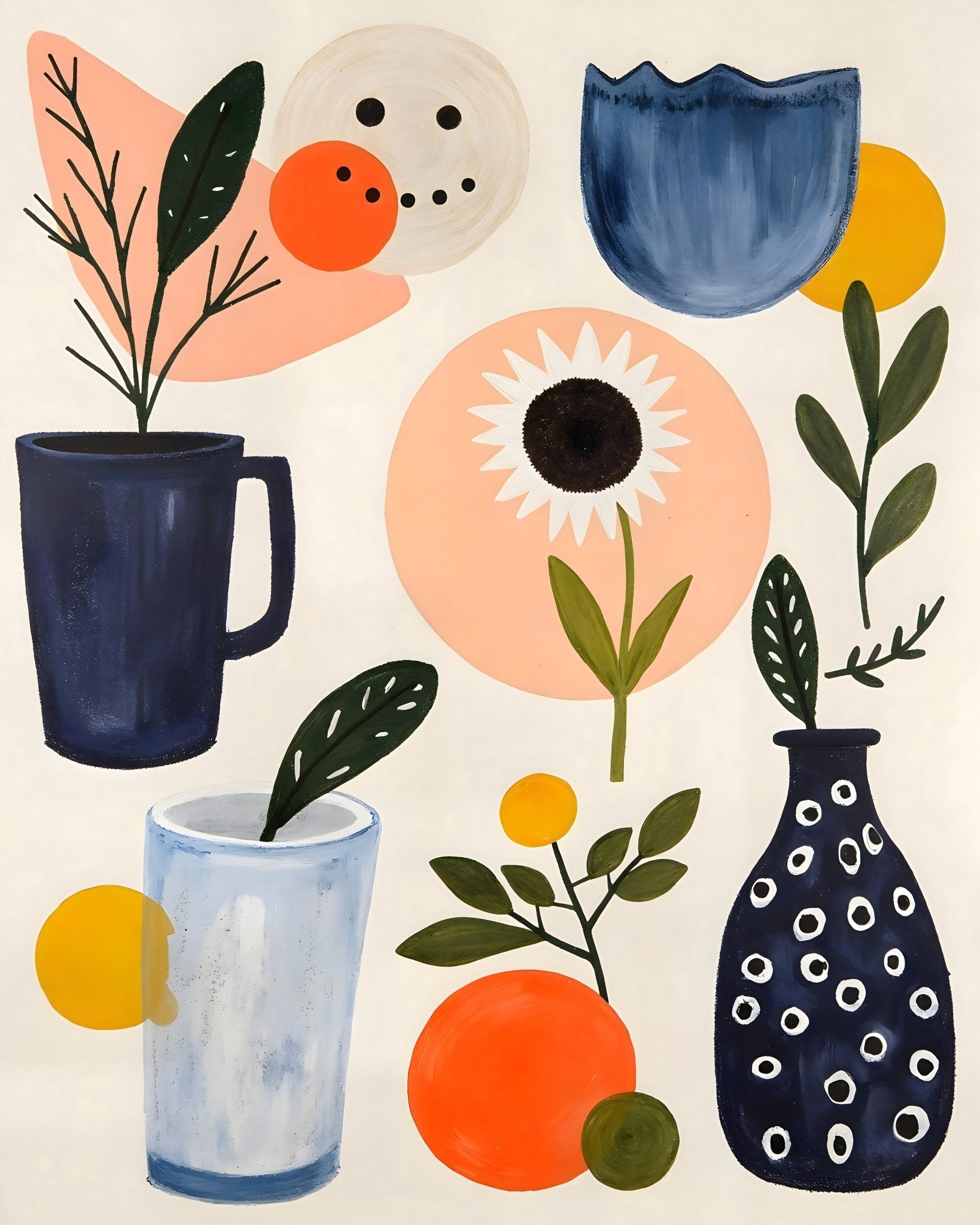 Modern Floral Still Life No2