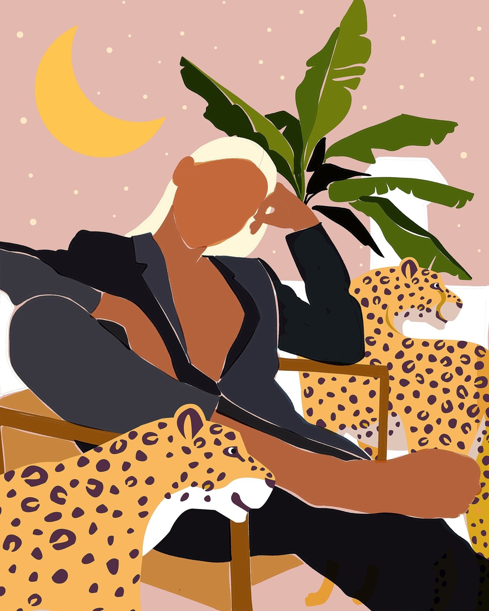 Leopard Lounge Woman