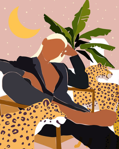 Leopard Lounge Woman