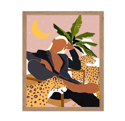 Leopard Lounge Woman