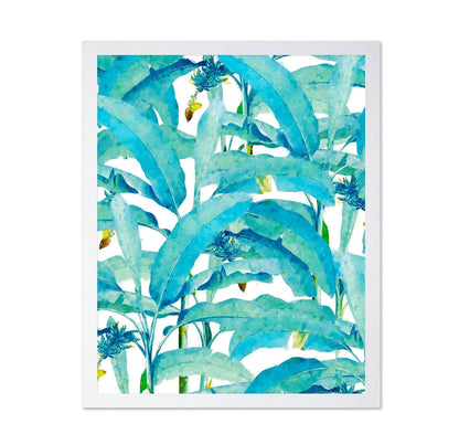 Tropical Blue Leaves