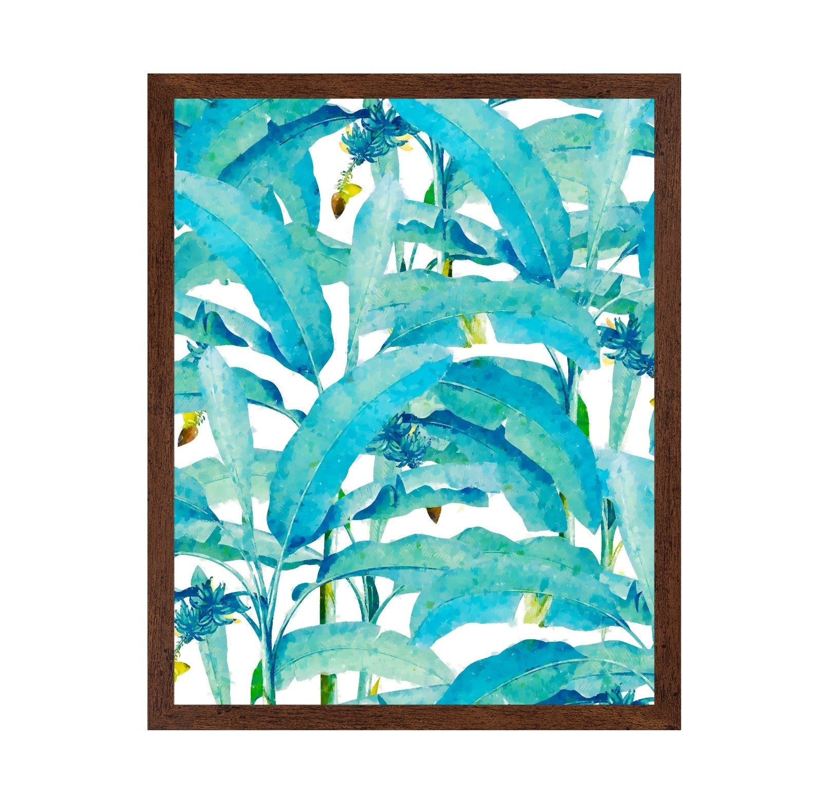 Tropical Blue Leaves
