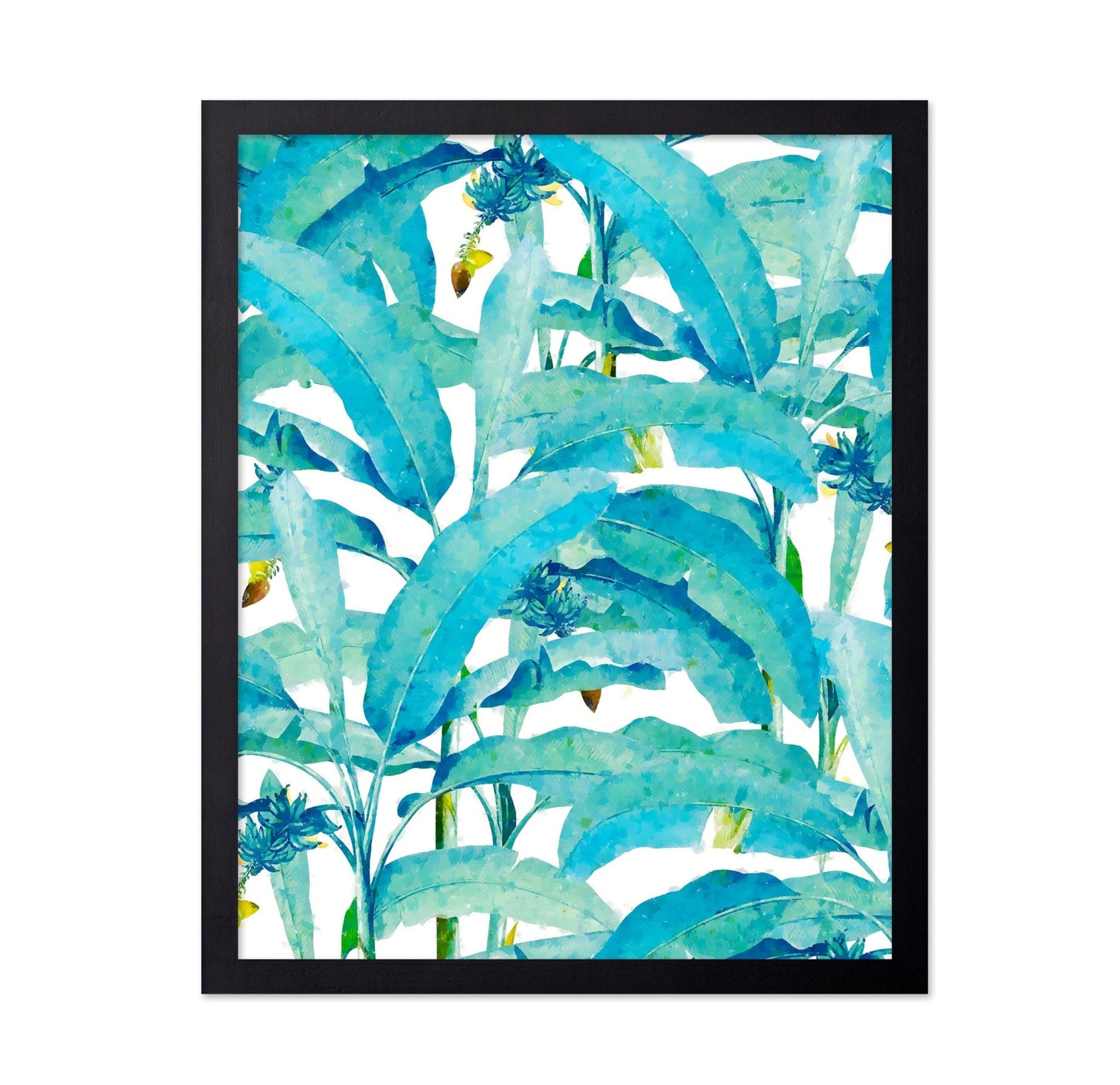 Tropical Blue Leaves