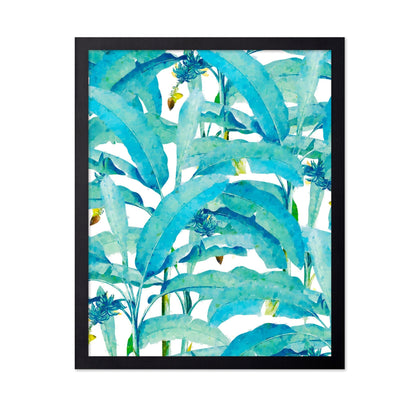 Tropical Blue Leaves