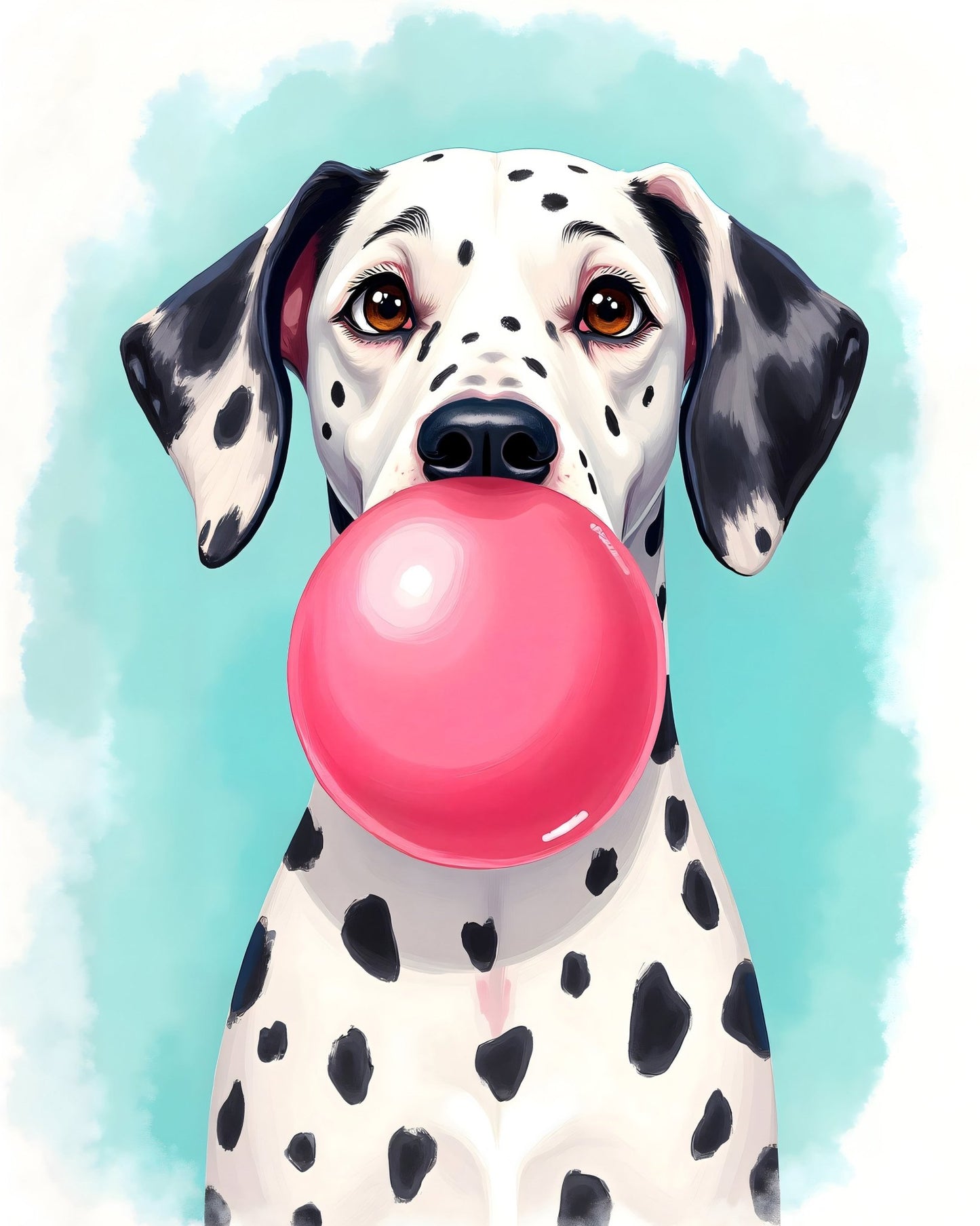 Dalmatian Bubblegum Dog