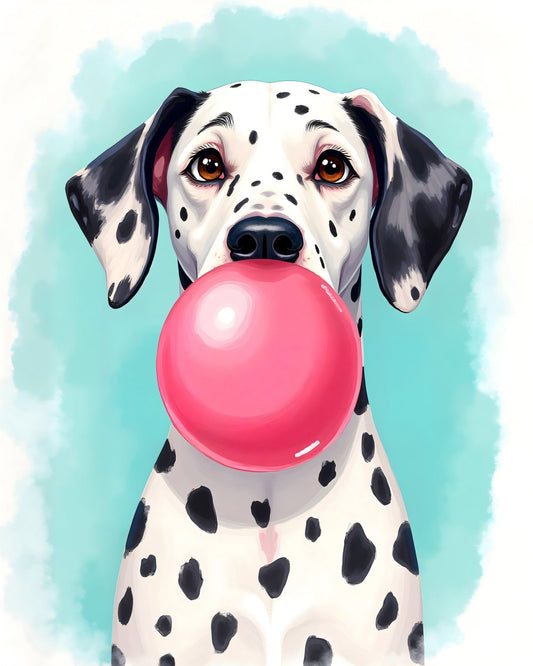 Dalmatian Bubblegum Dog