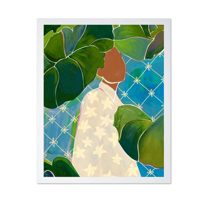 Woman Among Leaves