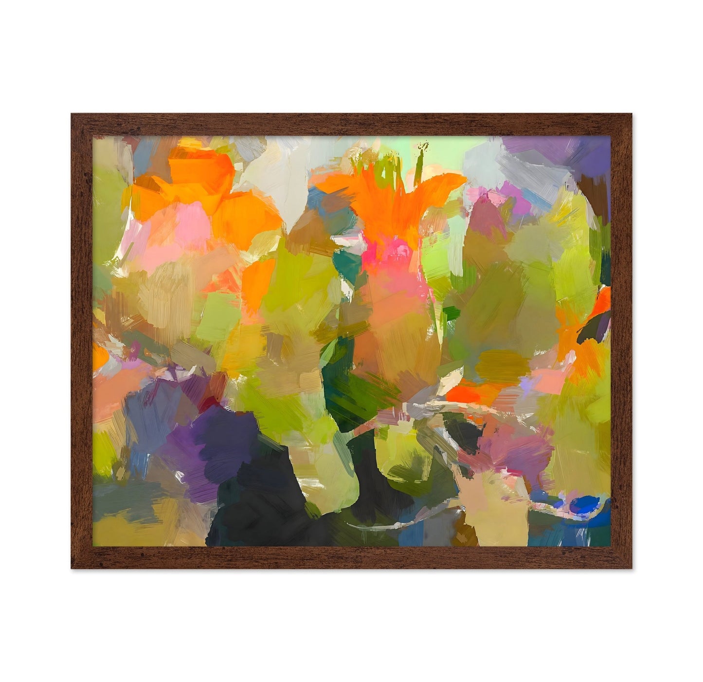 Abstract Floral Brush