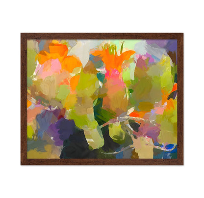 Abstract Floral Brush