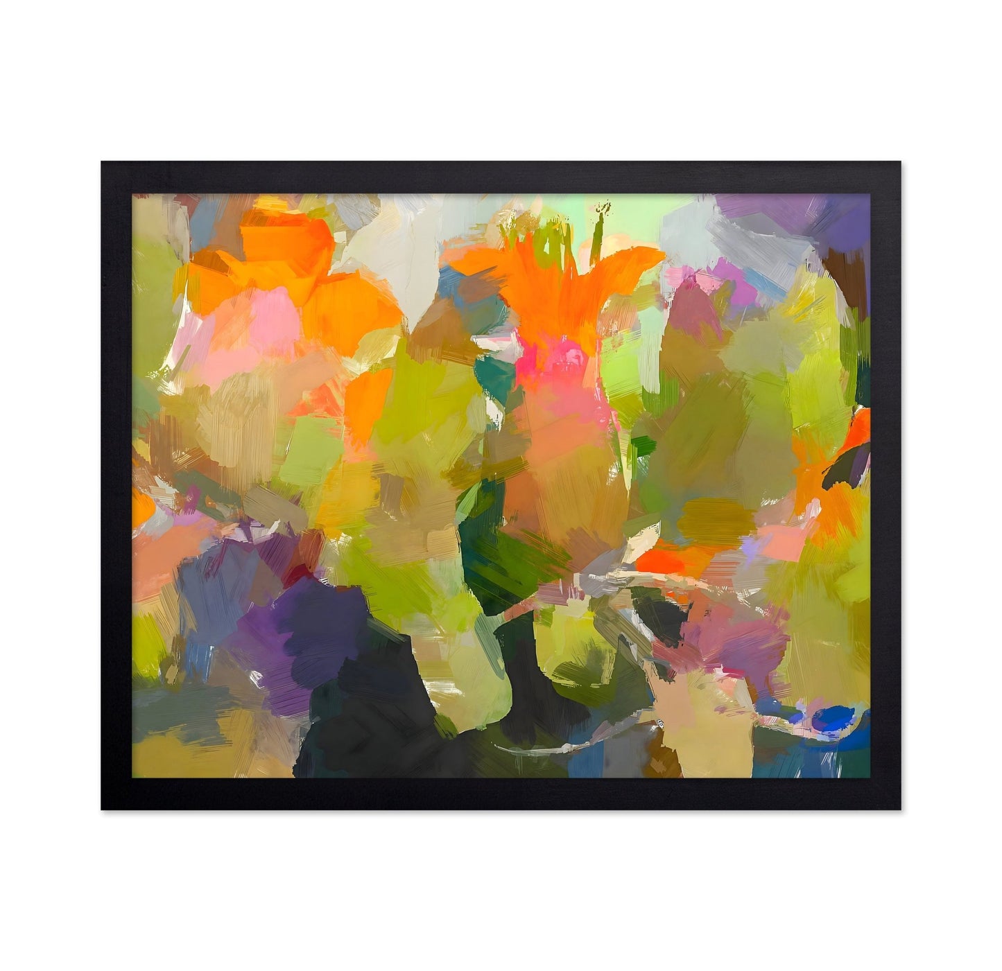 Abstract Floral Brush