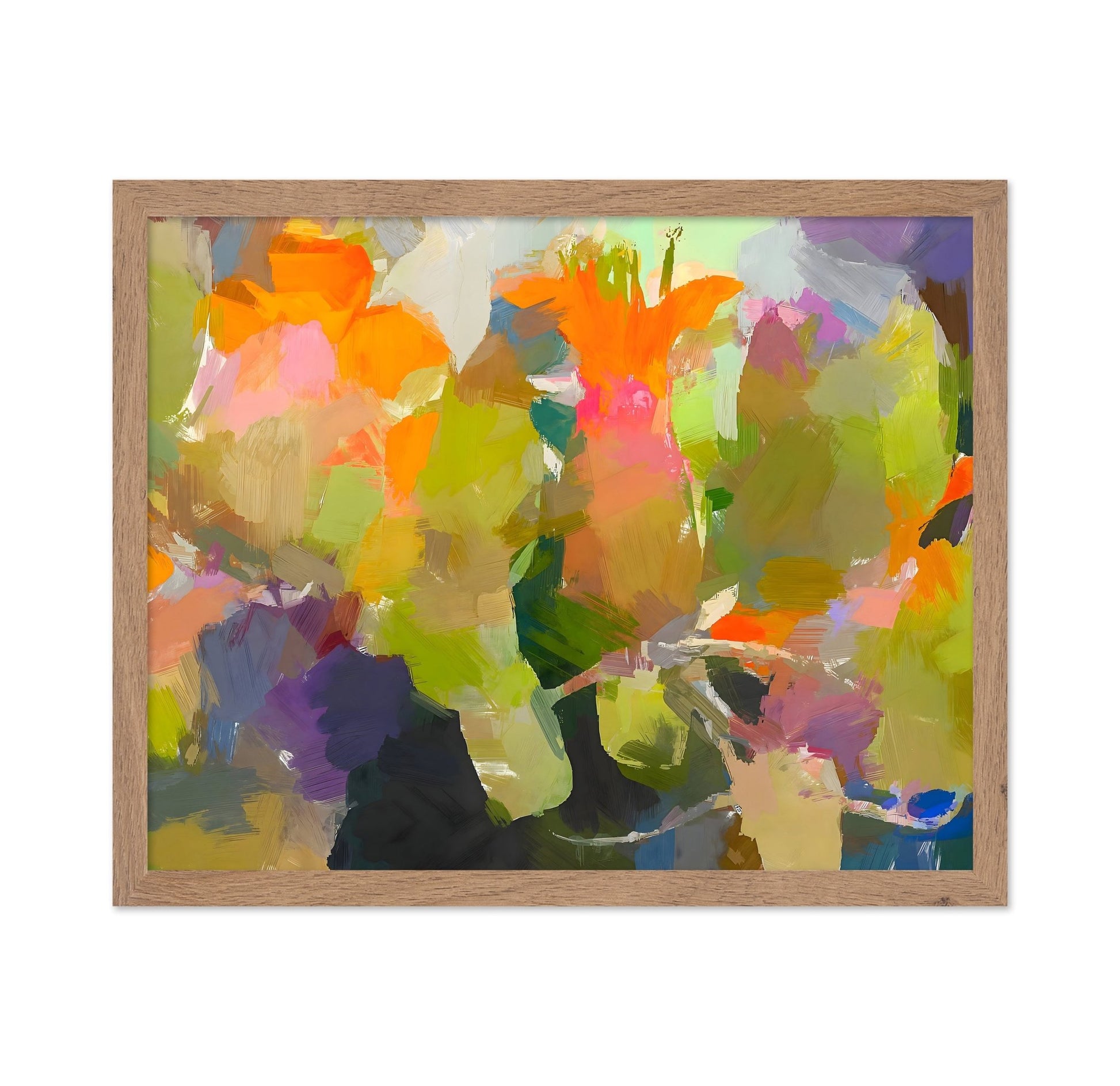 Abstract Floral Brush