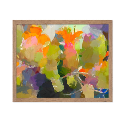 Abstract Floral Brush