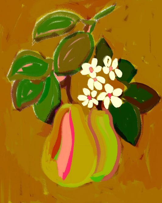 Pear Blossom Still Life