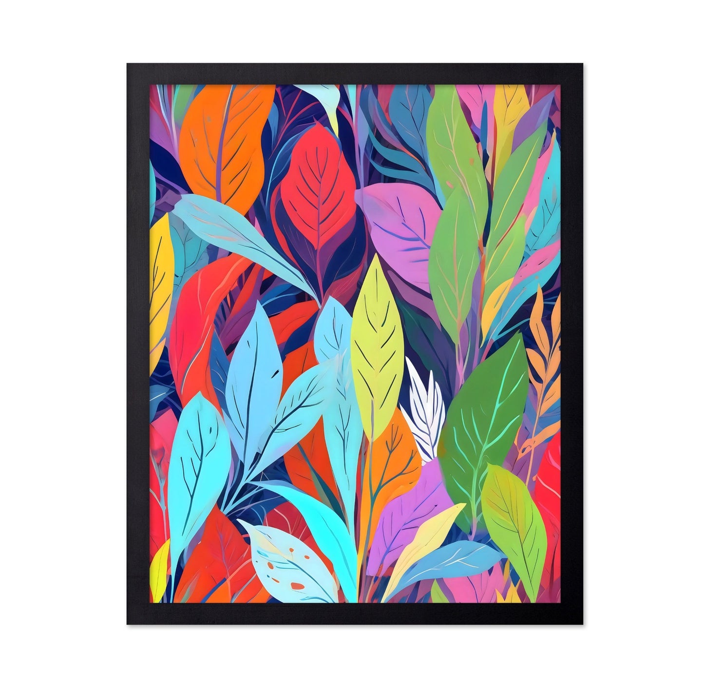 Colorful Leaf Pattern No2