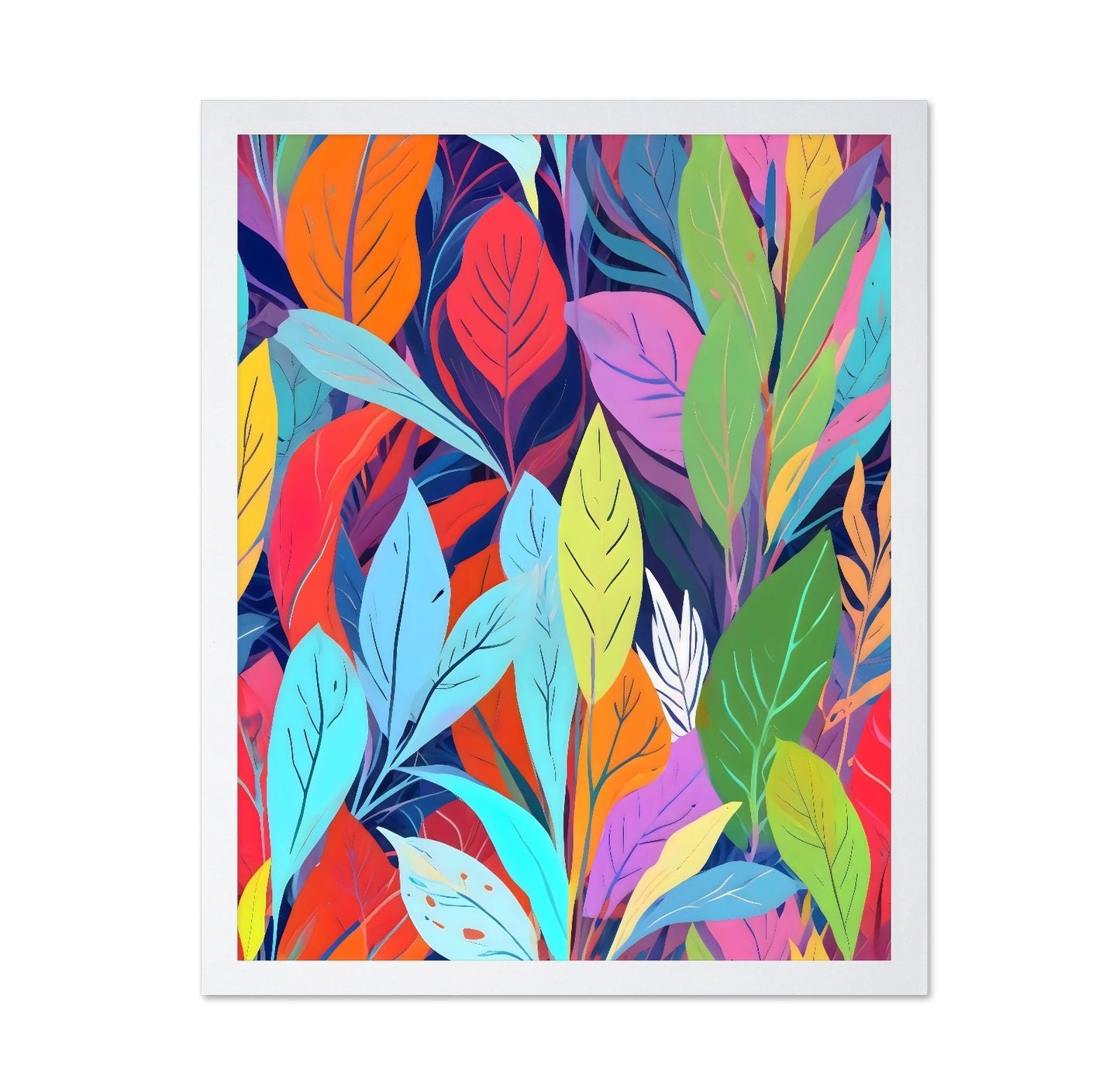 Colorful Leaf Pattern No2