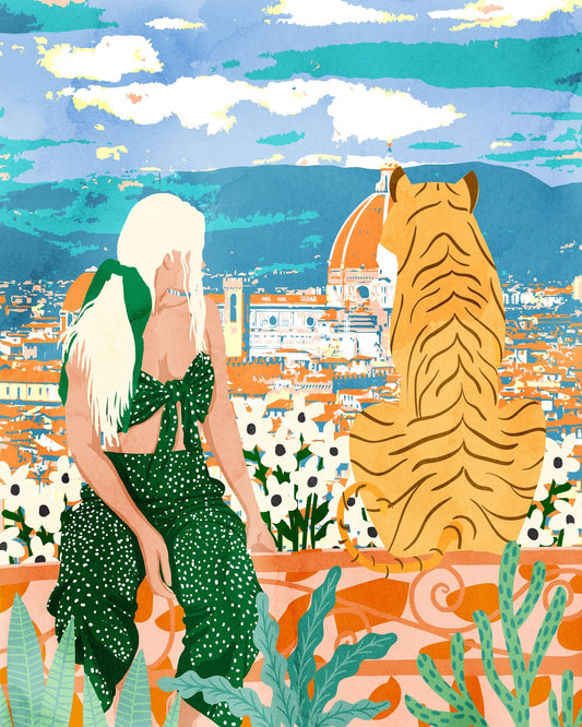 City View With Tiger