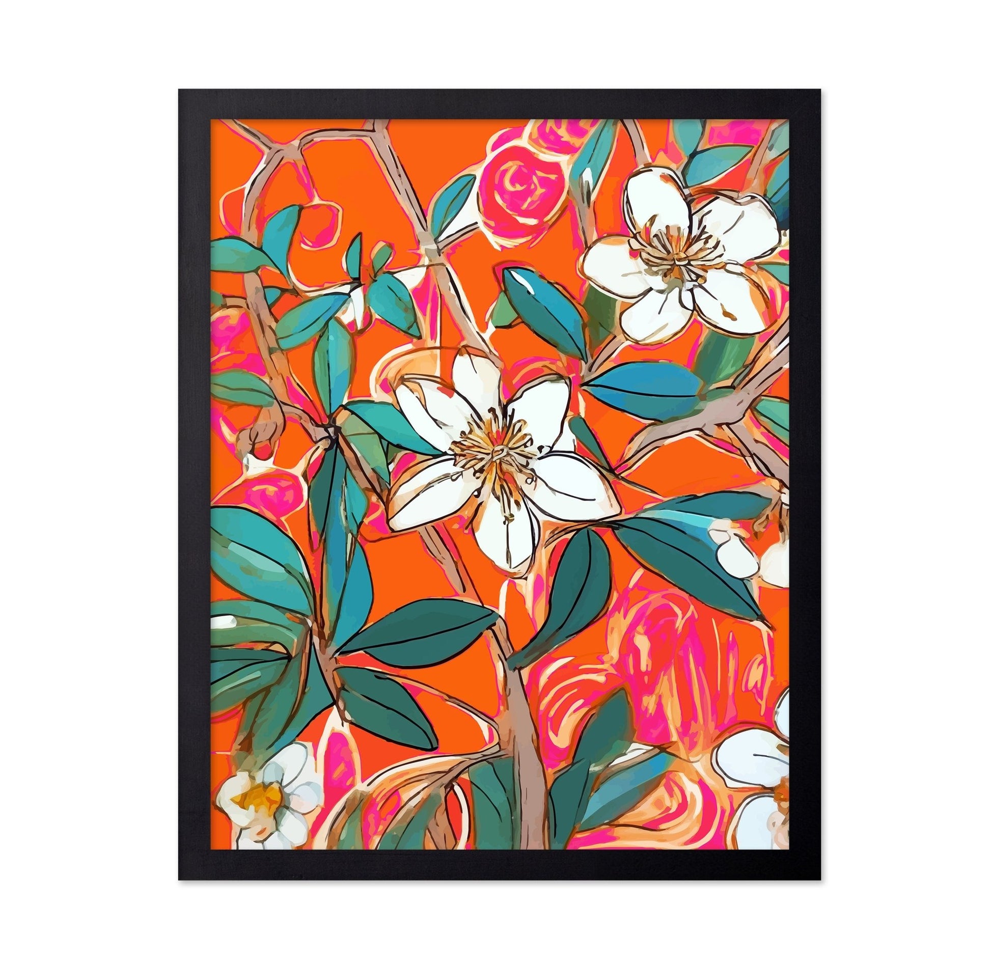 Vibrant Floral Branches
