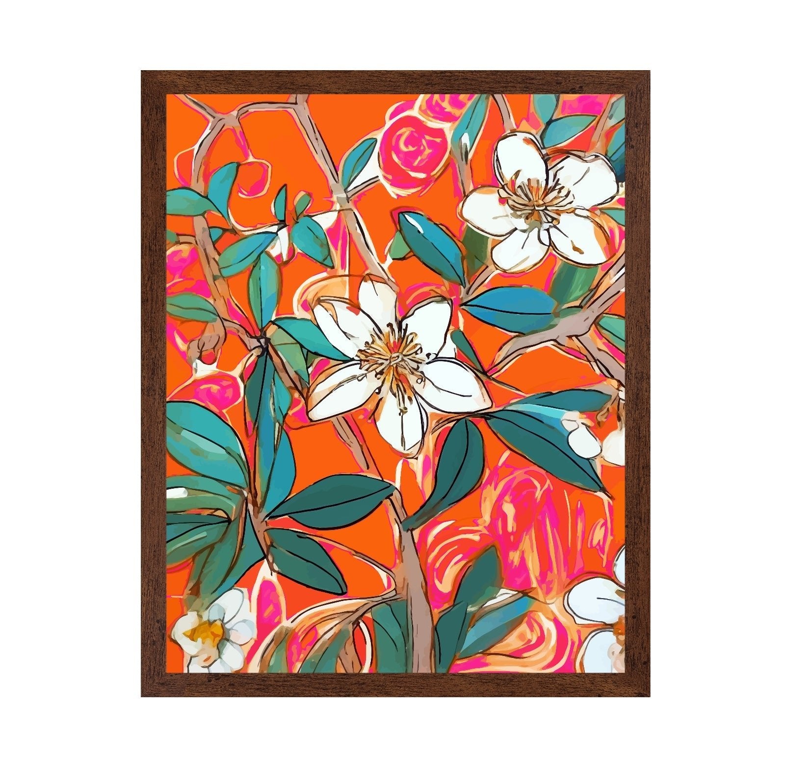 Vibrant Floral Branches