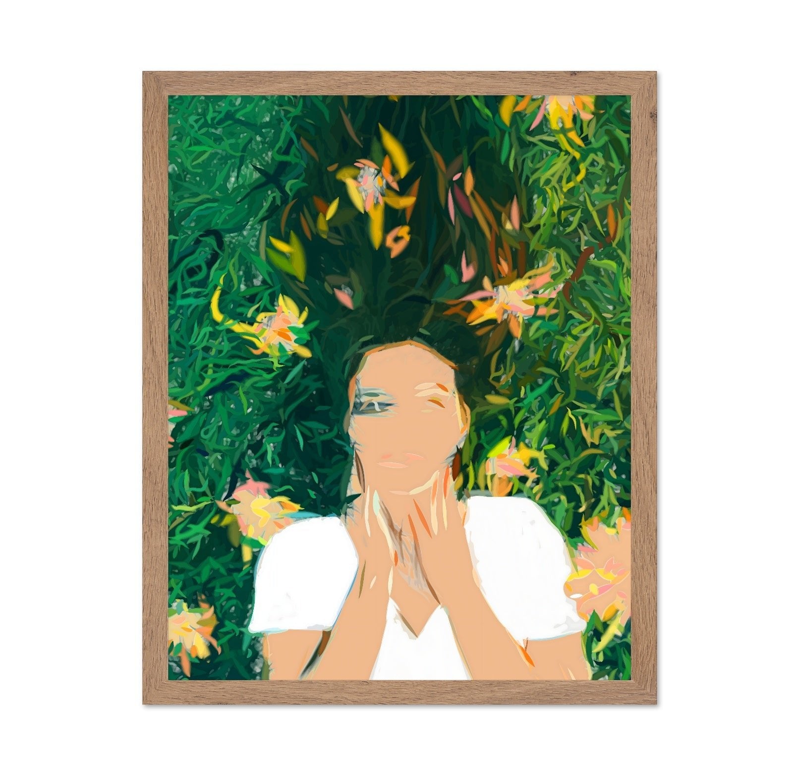 Woman In Garden