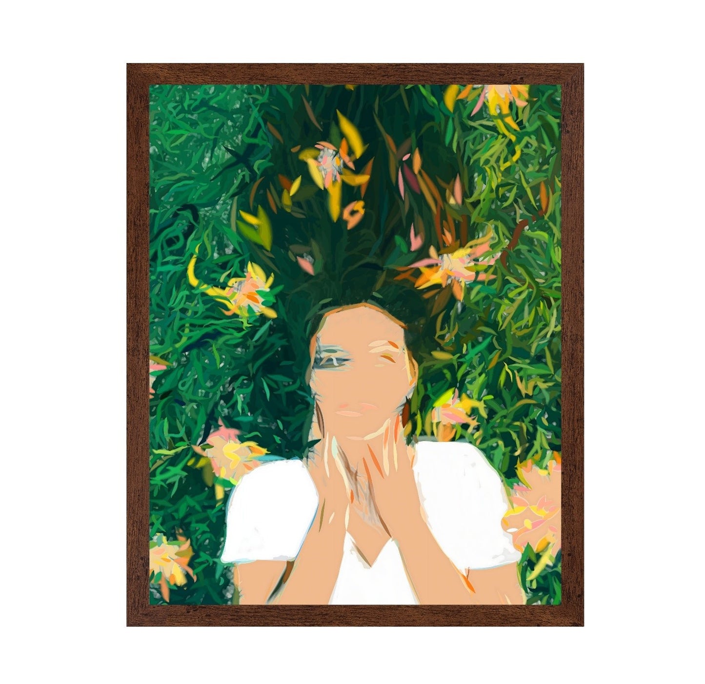 Woman In Garden