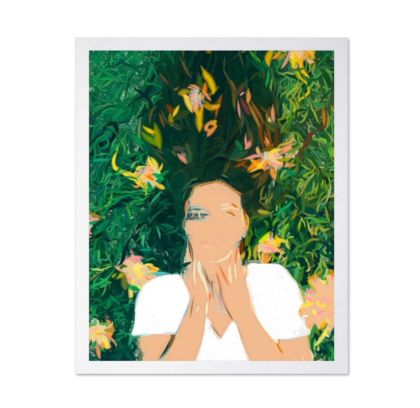 Woman In Garden
