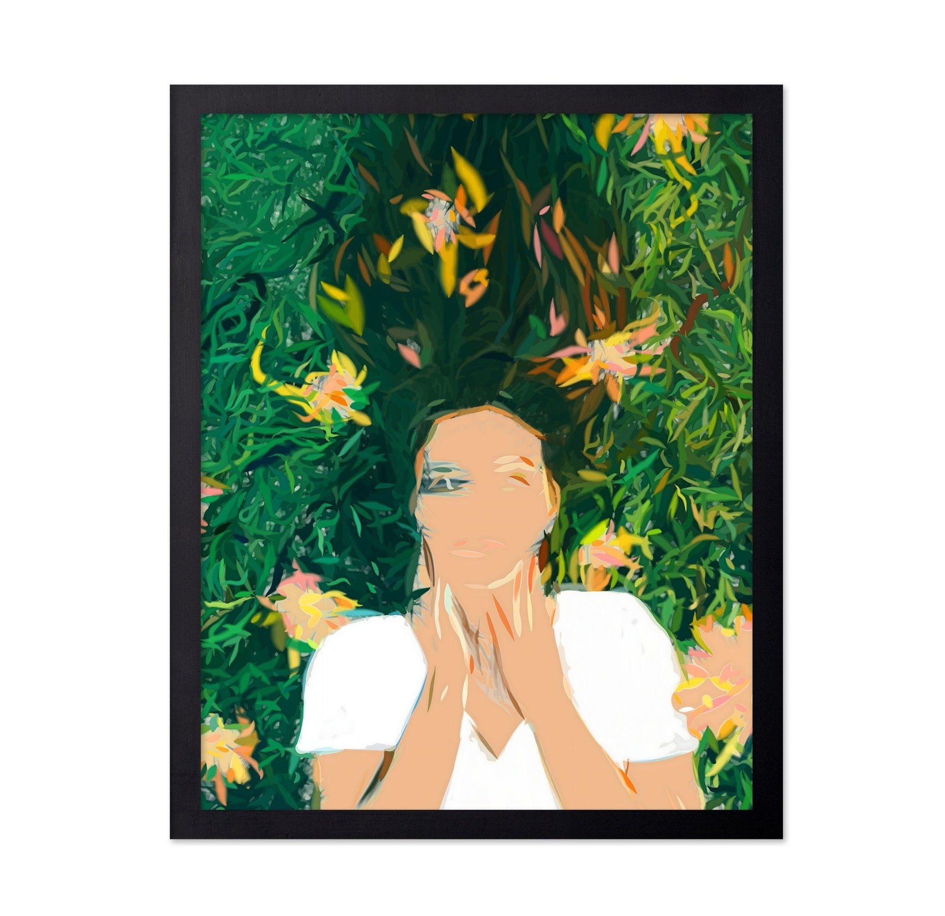Woman In Garden