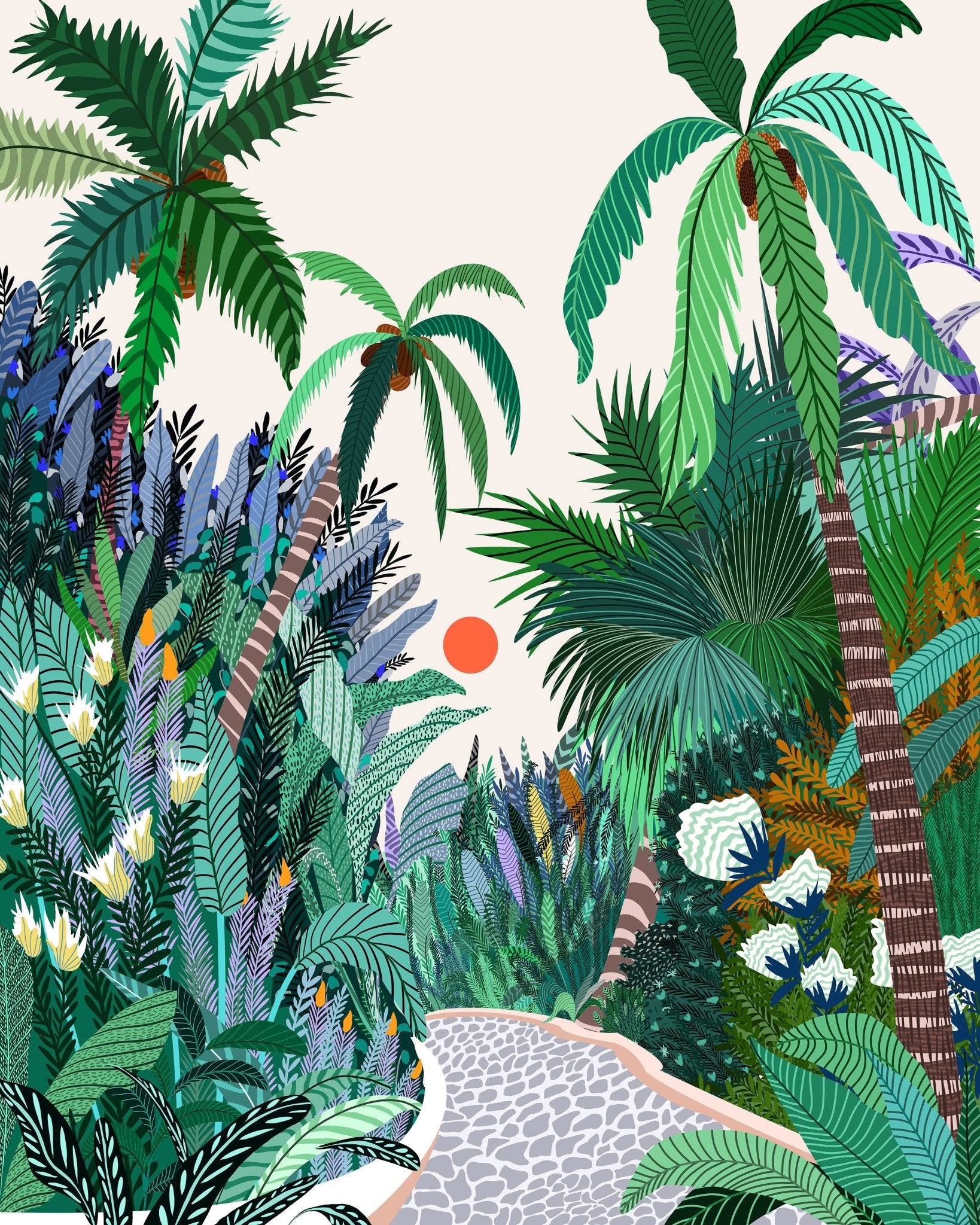 Tropical Jungle Path