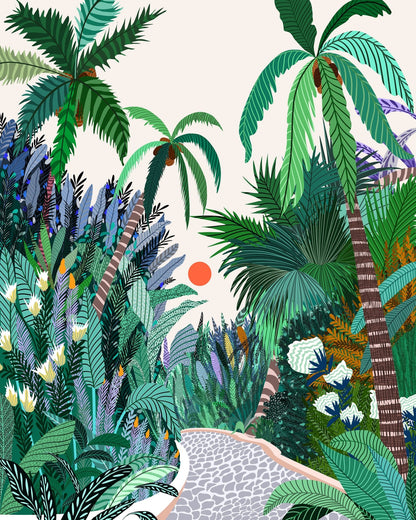 Tropical Jungle Path