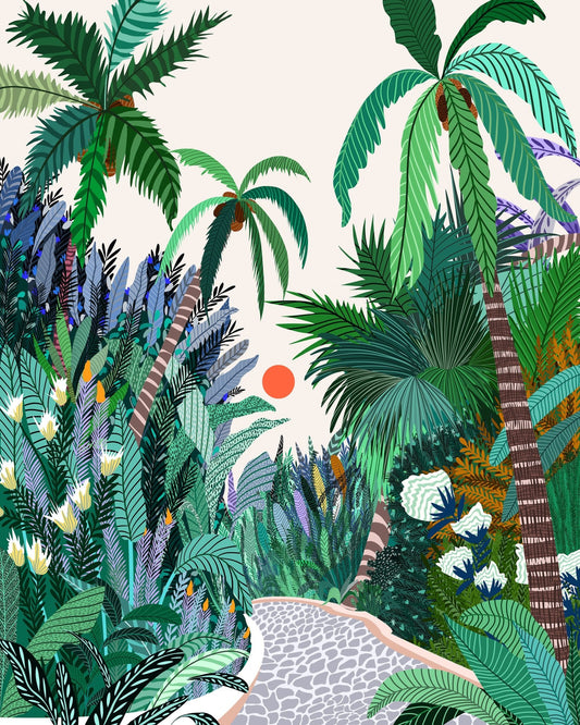 Tropical Jungle Path