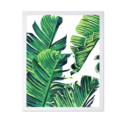 Green Tropical Leaves No2